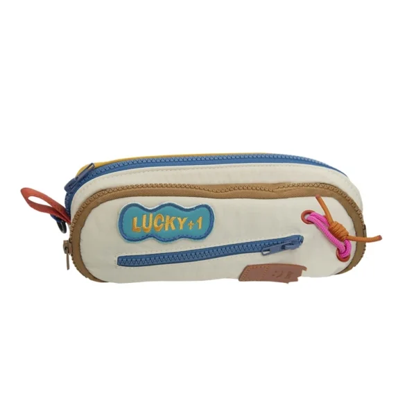 American Retro Double-layer Pencil Case